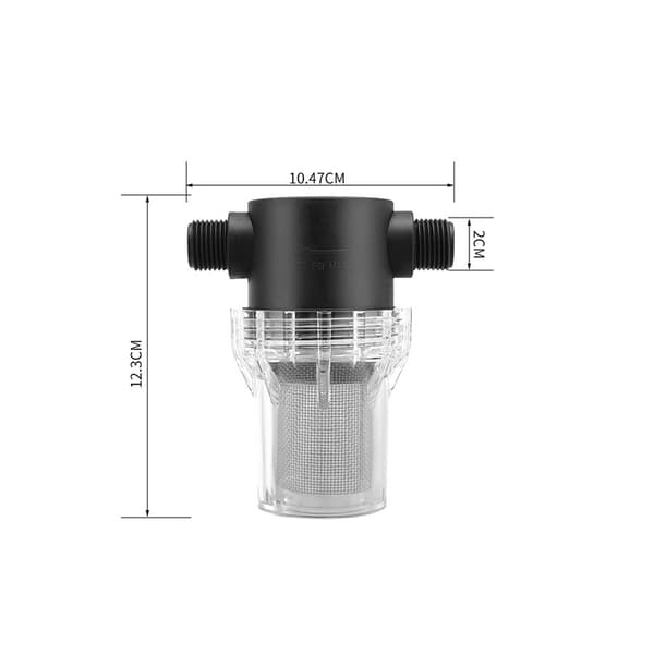 INF Høytflytende nettingfilter - 1/2" hann-gjenger vannsil 20 Mesh