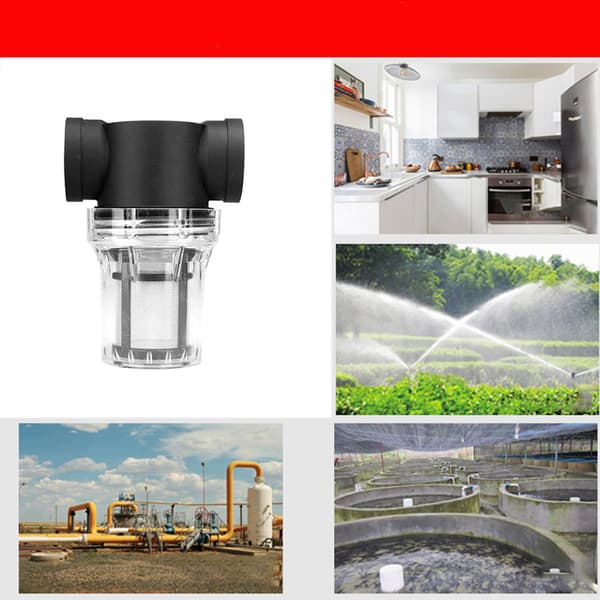 INF Inline vannfilter med 1" utvendig gjenge 80 Mesh