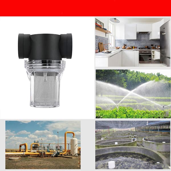 INF Inline vannfilter med 1" utvendig gjenge 20 Mesh