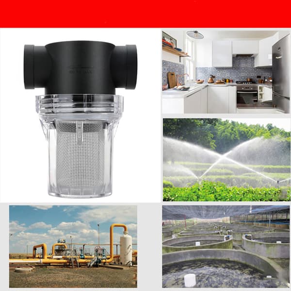 INF Inline vandfilter med 3/4" indvendigt gevind 20 Mesh