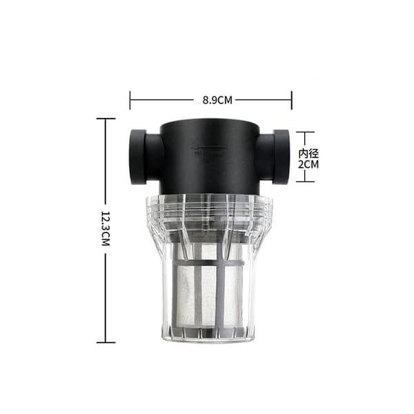 INF Inline vannfilter med 1/2" innvendig gjenge 100 Mesh