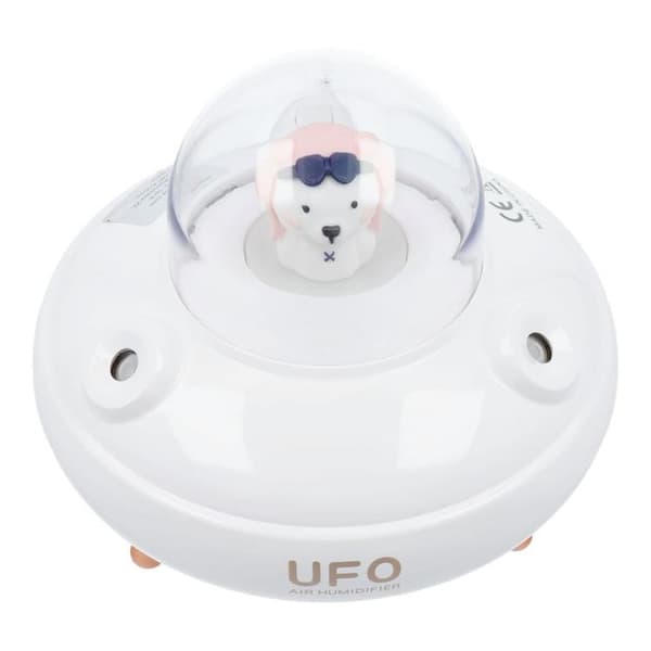 Aromaterapimaskin Luftfuktare/Diffusor UFO - Vit