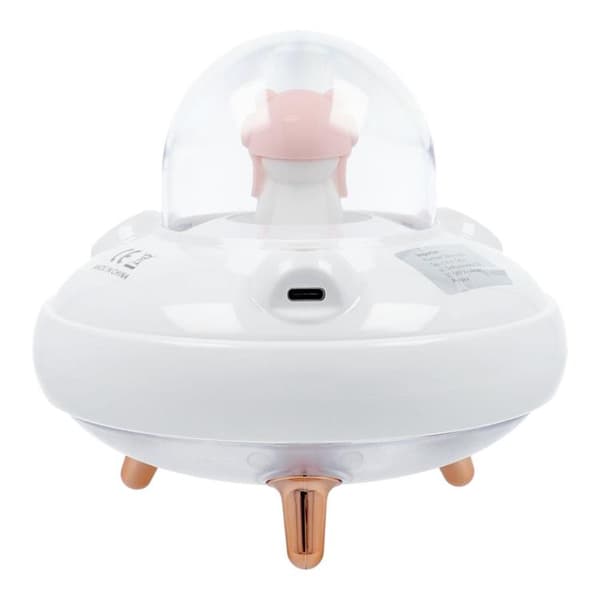 Aromaterapimaskin Luftfuktare/Diffusor UFO - Vit