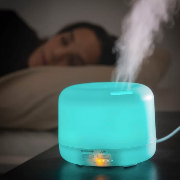 Aromidiffuusori-ilmankostutin monivärisellä LEDillä Steloured InnovaGoods