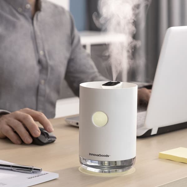 Genopladelig ultrasonisk befugtningsapparat Vaupure InnovaGoods