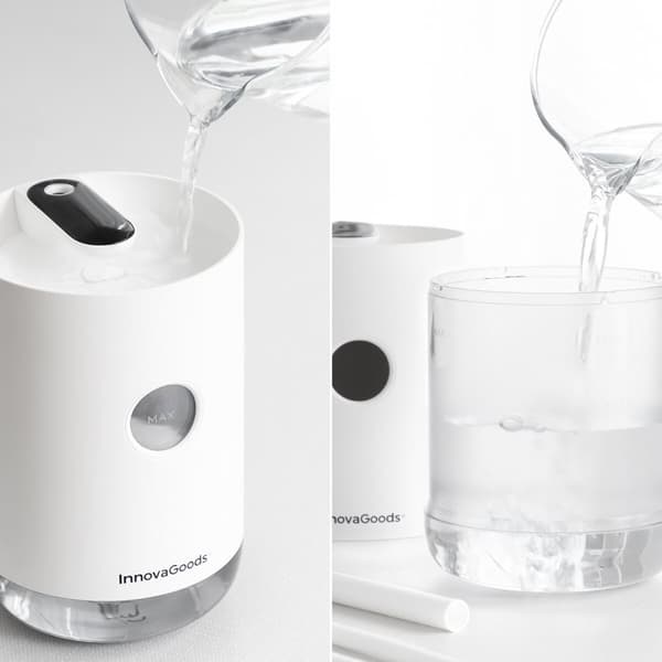 Genopladelig ultrasonisk befugtningsapparat Vaupure InnovaGoods