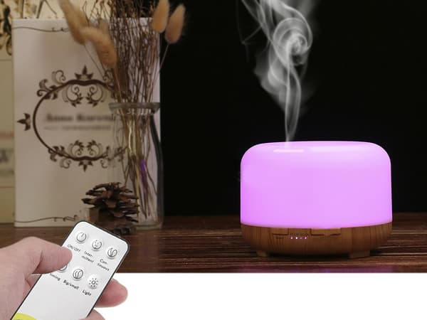 Luftfukter / Duftspreder - Aromalampe med RGB-belysning
