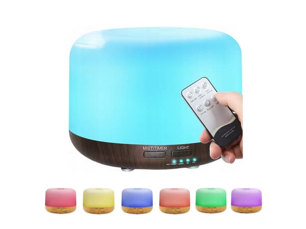 Luftfukter / Duftspreder - Aromalampe med RGB-belysning