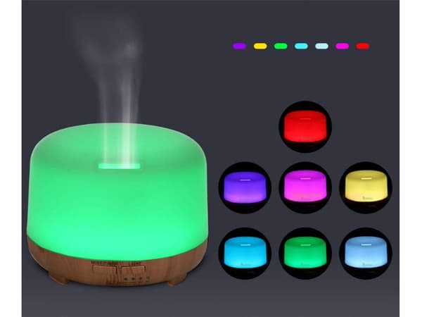 Luftfukter / Duftspreder - Aromalampe med RGB-belysning