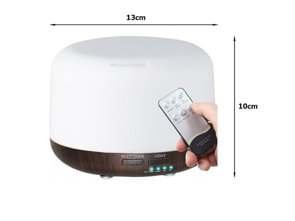 Luftfukter / Duftspreder - Aromalampe med RGB-belysning