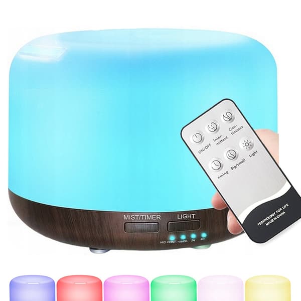 Luftfuktare / Doftspridare - Aromalampa med RGB-belysning
