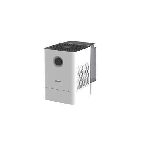 Boneco 46533 luftfuktare W300-Extremt lång drifttid och bekväm användning tack vare dess behållare Svart, Vit