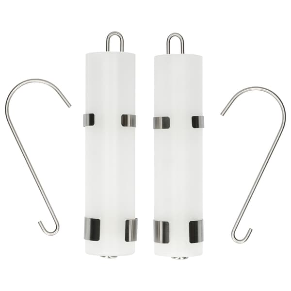 Luftfuktare för element i glas och rostfritt stål - 2-pack
