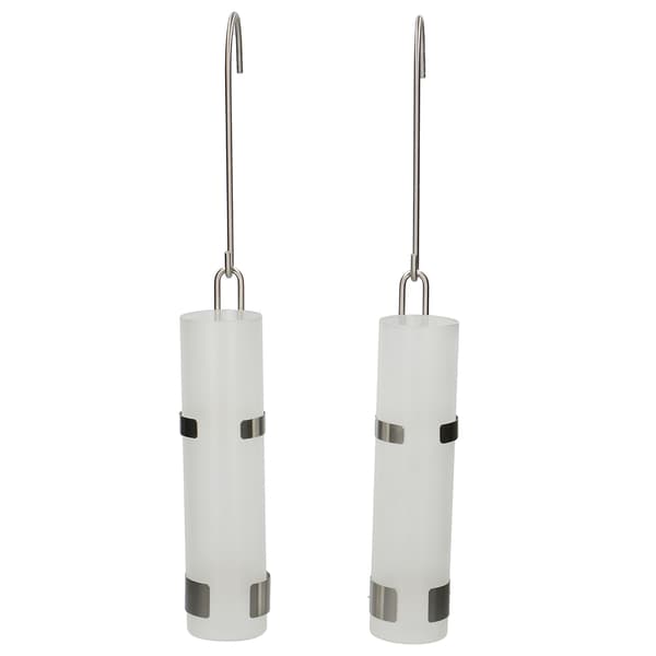Luftfuktare för element i glas och rostfritt stål - 2-pack