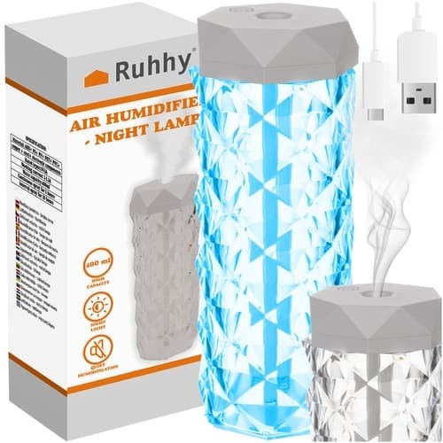 Luftfuktare / Nattlampa - LED - RGB