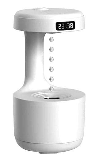 Scandinavian Collection Luftfukter med anti-tyngdekraft-effekt og klokke