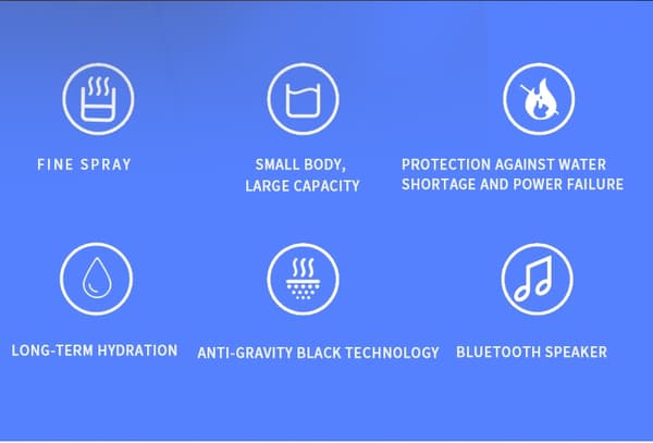 Ilmankostutin / Yövalo / Tuoksudiffuusori - Bluetooth-kaiutin
