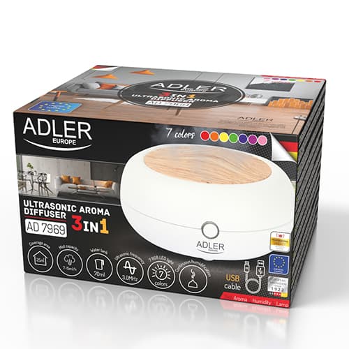 AD 7969 Ultrasonic Aroma Diffuser USB 3in1