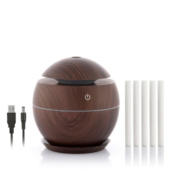 Mini luftfuktare Doftspridare Mörk valnöt