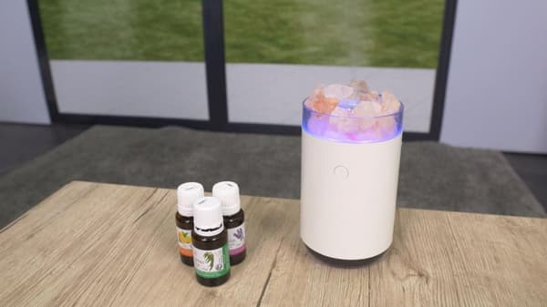 Elektrisk Aromalampa / Doftspridare - Med Himalayasalt
