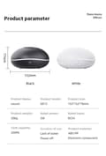 Miniatyrbild 7 av 8: Aromaterapimaskin Luftfuktare/Diffusor SD13  - Vit