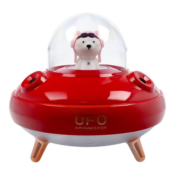 Aromaterapimaskin Luftfuktare/Diffusor UFO - Röd