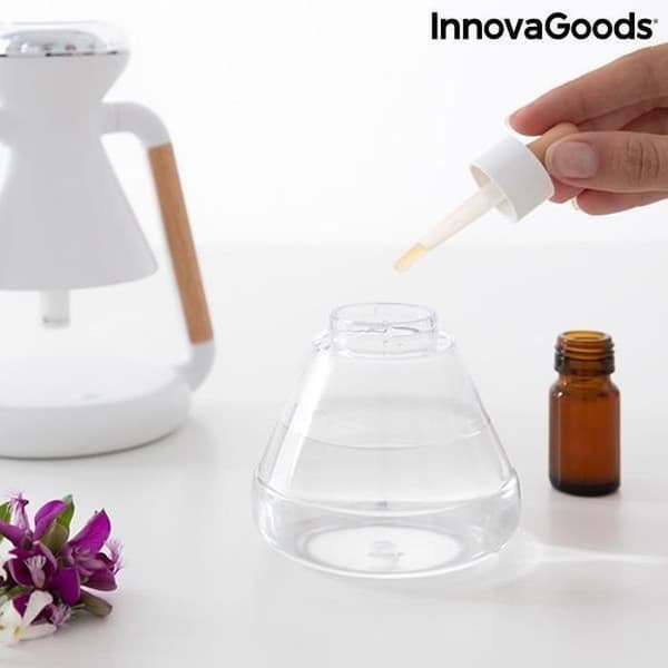 Misvolt InnovaGoods 3-i-1 Aroma Diffuser och trådlös laddare luftfuktare - Svart