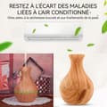 Miniatyrbild 4 av 4: INN Luftfuktare 130ml Mini Luftfuktare Fuktgivande Luftfuktare Aromaterapimaskin med 7 sorters lampor