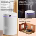 Miniatyrbild 4 av 4: INN Luftfuktare 5 L Aroma Luftfuktare med 3 Dimlägen 36 dB Tyst 50H Runtime med 7 Färg Nattljus