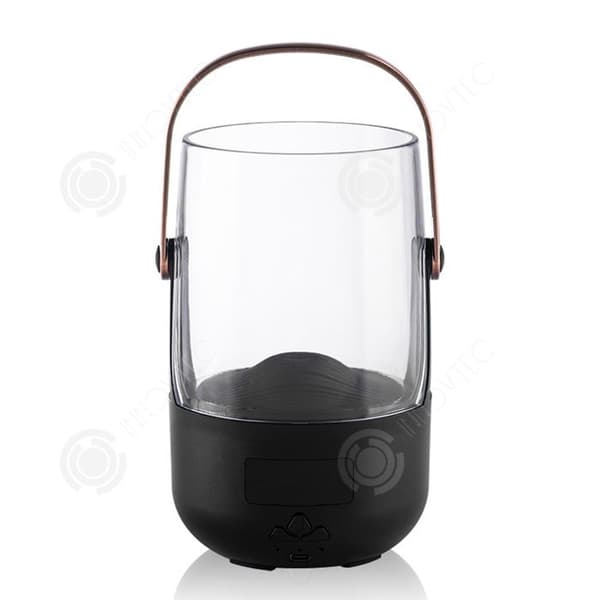 INN luftfuktare 200 ml simulerad flamspruta USB portabel luftfuktare varma och kalla färger 2 timinglägen