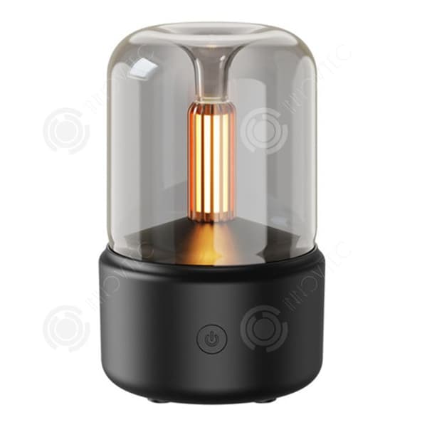 INN Luftfuktare Oil Diffuser 120ml med Nattljussimulerad Ljus Ultraljud Bärbar Uppladdningsbar Hem och Kontor