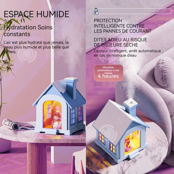 INN luftfuktare 500ml mini luftfuktare luftfuktare spray fuktgivande luft återfuktande usb kontor sovrum present julnattslampa i