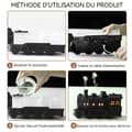 Miniatyrbild 3 av 4: INN Luftfuktare Creative Train Shape Retro Aromaterapi Maskin Luftfuktare med 2 hastigheter Timing och fjärrkontroll