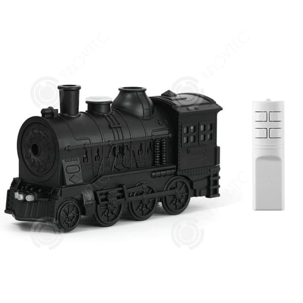INN Luftfuktare Creative Train Shape Retro Aromaterapi Maskin Luftfuktare med 2 hastigheter Timing och fjärrkontroll