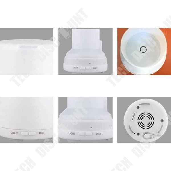 TD® HUMIDIFIER 120ML Mini Ultrasonic Aroma Essential Oil Diffuser - Renande luftbehandling för hemmet...