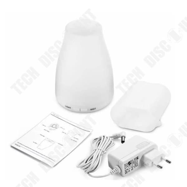 TD® HUMIDIFIER 120ML Mini Ultrasonic Aroma Essential Oil Diffuser - Renande luftbehandling för hemmet...