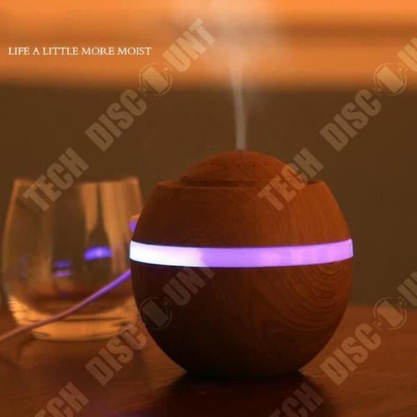 TD® Baby Air Luftfuktare 500ml USB Air Aroma Luftfuktare Ultrasonic LED Färgbyte eterisk oljespridare