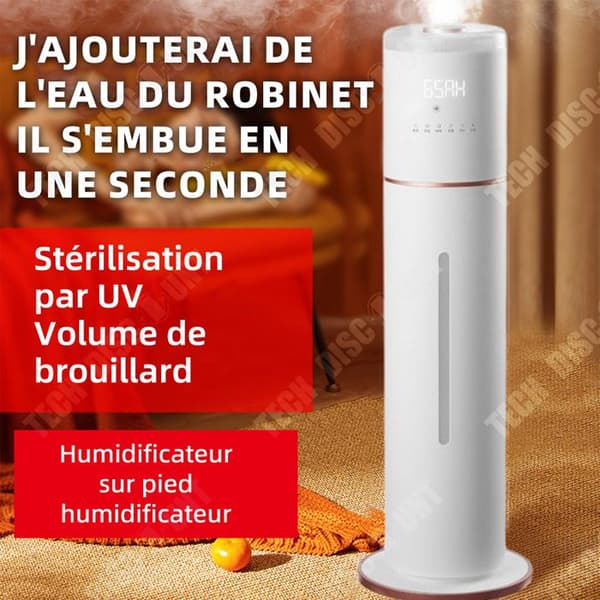 Luftfuktare - TEKNISK RABATT - 9L - Tyst 32 dB - Intelligent sterilisering - Roséguld