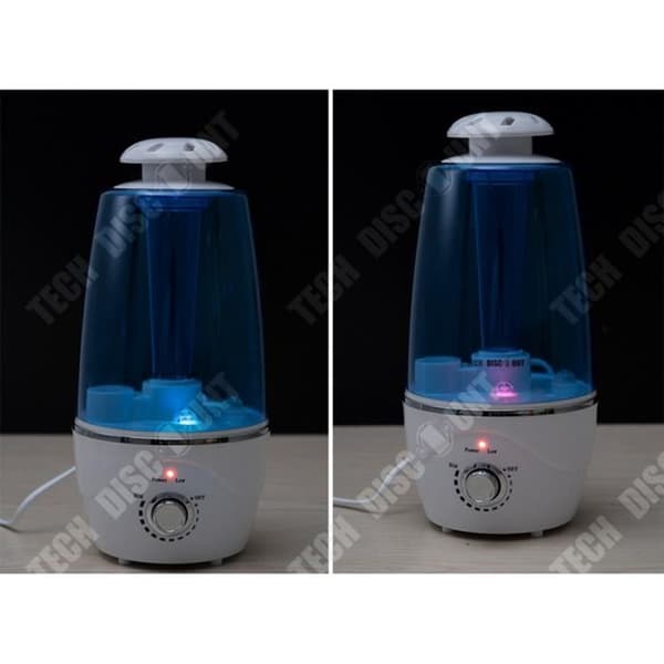 TD® Luftfuktare - Klarvattentank - Mute Aromatherapy - 2L Hemdiffusor med stor kapacitet