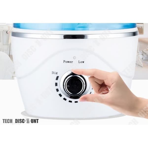 TD® Luftfuktare - Klarvattentank - Mute Aromatherapy - 2L Hemdiffusor med stor kapacitet