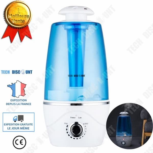 TD® Luftfuktare - Klarvattentank - Mute Aromatherapy - 2L Hemdiffusor med stor kapacitet