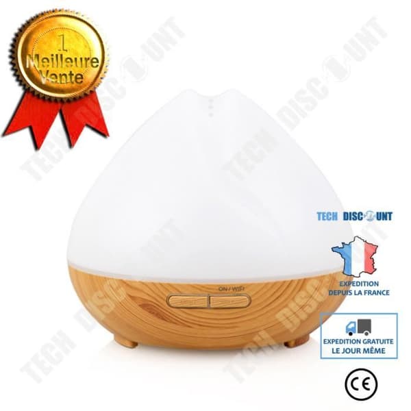 TD® Aroma Diffuser Luftfuktare WiFi Smart Aroma Diffuser Röstassistent Röststyrning 400ML Diffuser Luftfuktare