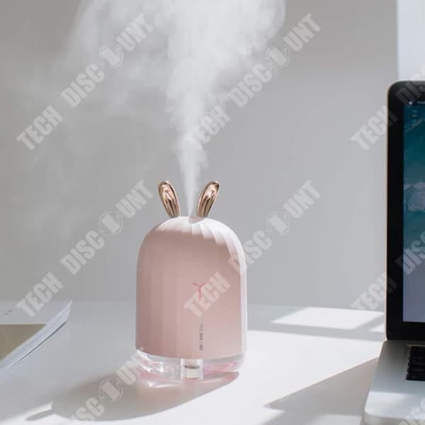 TD® Luftfuktare Hem Baby Rumsspridare Dekoration USB Uppladdningsbart ljus Nattljus Snabbspray Vacker design