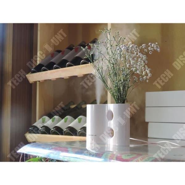 TD® Hemluftfuktare Babyrum Tyst blomstervas Barn eteriska oljor Purifier Diffuser Aromaterapi