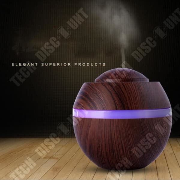 TD® Aroma luftfuktare material trä spannmål modell USB-anslutning friskhetsdiffusor friskluftsrenare