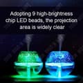 Miniatyrbild 2 av 4: TD® Diffuser, Luftfuktare - Crystal Night Light Projector WT-A99 2W - 500 ml DC 5V - Tyst