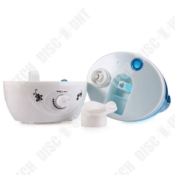 TD® Luftfuktare Mini Home Vaporizing Air Purifier 2,5L med LED-lampa Luftbehandlingstillbehör