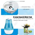 Miniatyrbild 2 av 4: TD® Luftfuktare Mini Home Vaporizing Air Purifier 2,5L med LED-lampa Luftbehandlingstillbehör