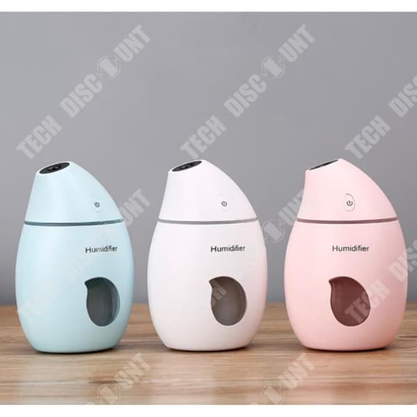 TD® Ultrasonic LED Night Spray Humidifier - Purifying Humidifier Luftbehandling för hem, bil, kontor...