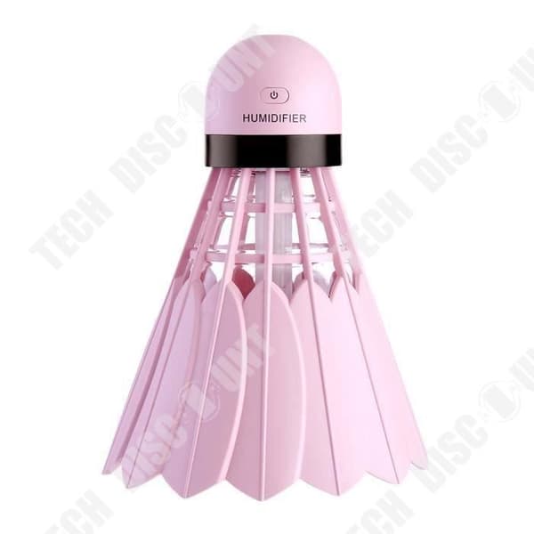 TD® Badminton Luftfuktare Luftrening Eteriska oljor LED-ljus Mini Diffuser Hem Fräsch Frisk Luft